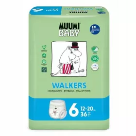   Muumi Baby Pieluchomajtki Walkers Velikost 6 (12-20 kg), 36 kosov