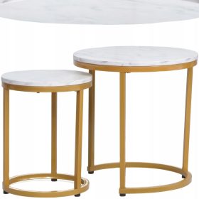 Okrogla klub miza Signal HOLABMAZL 45 x 45 x 48 cm, bela