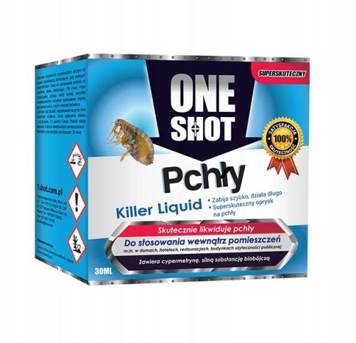 One Shot tekočina za boj proti bolham 0,4 kg 30 ml