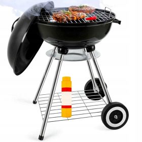  ŽAR NA KOLESIH S POKROVOM VRTNI ŽAR NA OGLJE