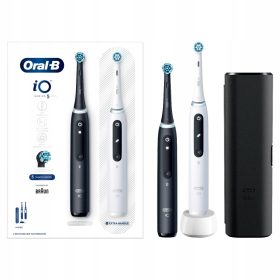   Električne zobne ščetke Oral-B iO Series 5 Dvojni paket Črno-Bela