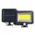 Lampa solarna LED za vrt s senzorjem gibanja, črna, 10 W