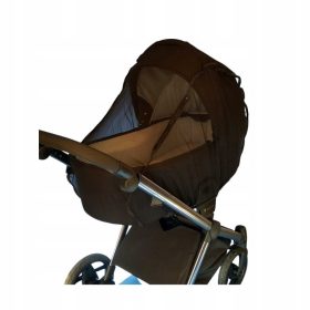   VELIKA mreža za zaščito otroka pred insekti na vozičku JUNAMA, črna barva