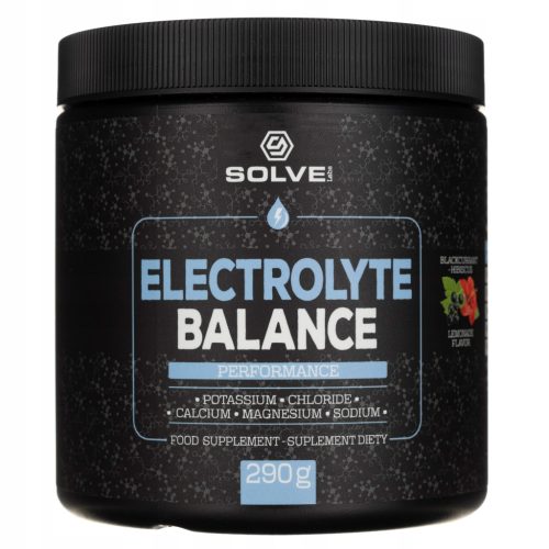 Elektroliti Balance - Okus Črni Ribez in Hibiskus, 290 g od Solve Labs