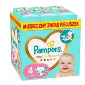 Plenice Pampers Premium Care 4, 8-14 kg, 174 kos