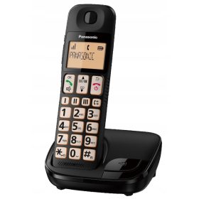   Brezžični stacionarni telefon Panasonic KX-TGE110 LCD za starejše