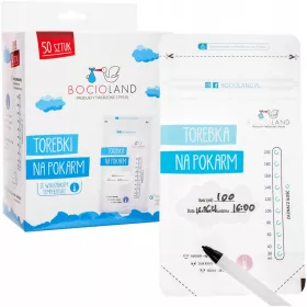 Bocioland torbe za shranjevanje hrane 200 ml, 50 kosov