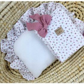 KOČNIK IZ MUSLINA Z BLAZINO 100x75