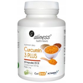   Aliness Curcumin 3 PLUS s kurkumo in piperinom, 60 kapsul - Naravni Antioksidant