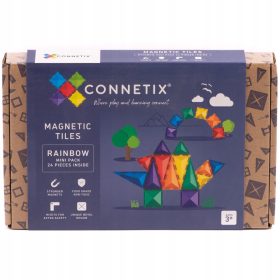 Magnetne kocke Connetix - Rainbow Mini Pack 24 kosov
