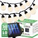 Solarna girlanda Lumiled GLADI 2 s 30 LED kroglicami 10,6m, toplo bela svetloba, IP44