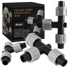Trójnik za krožno kapljanje 16 mm x T x 16 mm - 10 kosov
