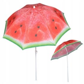 PARASOL ZA VRT IN PLAŽO Z VZORCEM ARBUZA, 180 CM