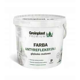 Greinplast antirefleksna barva, mat bela, 10 l
