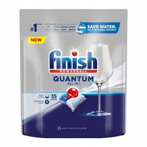 Kapsule za pomivalni stroj Quantum All-in-1 Finish 35 kos