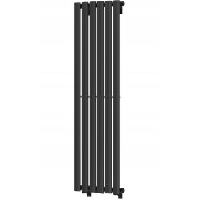   rni dekorativni radiator Mexen Oregon 1200 x 360 mm, 417 W, črna barva