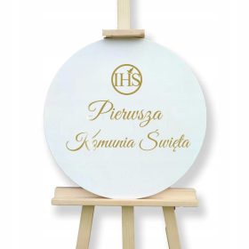   Tablica dobrodošlice za prvo obhajilo, personalizirana, 50 cm