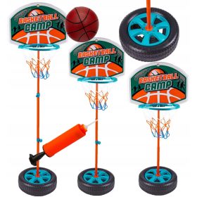   Košarkarski komplet za otroke s stojalom - Mobilna košarka za najmlajše