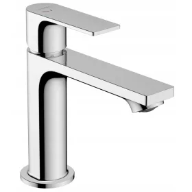 Samostoječa armatura za umivalnik Hansgrohe Rebris E, krom