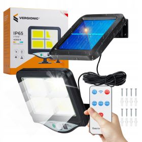   Luč na sončno energijo Vergionic 80 W 2500 lm s senzorjem gibanja in mraka