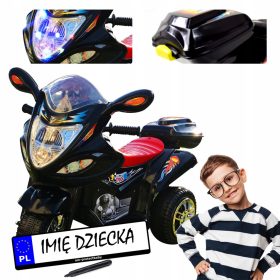   Motor Szomik za otroke na akumulator, glasba, LED luči, do 25 kg