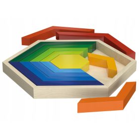 Lesena Montessori igrača za sestavljanje