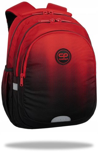 Večpredmetni šolski nahrbtnik CoolPack, črno-rdeči, 21 litrov