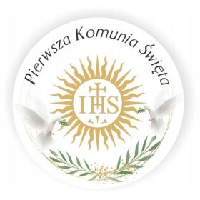 Nalepke za prvo obhajilo 4,5 cm 70 kom