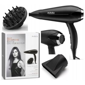   Babyliss Turbo Smooth sušilec za lase + Babyliss BABD11E difuzor za sušilnik