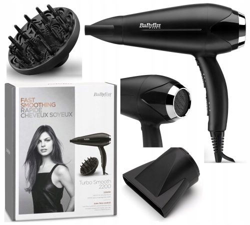 Babyliss Turbo Smooth sušilec za lase + Babyliss BABD11E difuzor za sušilnik