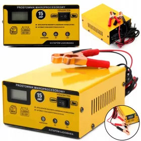 MIKROPROCESORNI POLNILNIK ZA AKUMULATORJE 6V 12V