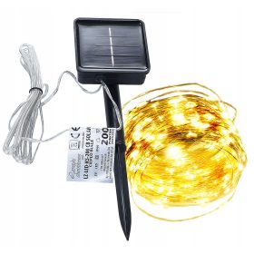   Razsvetljava za zunanje prostore - Solarna girlanda LED lučk za vrt 20m