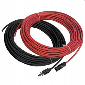 Zestaw 2x10m solarnih kablov s presekoma 6mm2 in konektorji