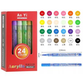 Flomastri na vodni osnovi 24 barv