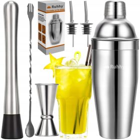   Barmanski set za koktajle RUHHY 21508, 6-delni set za pripravo pijač, 700 ml