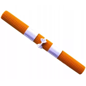   Slovenian Name: Naravna sveča za prvo obhajilo iz 100% čebeljega voska z okrasjem

SEO-Optimized Description: 
Naravna sveča za prvo obhajilo je izdelana ročno iz 100% čebeljega voska brez barvil in d