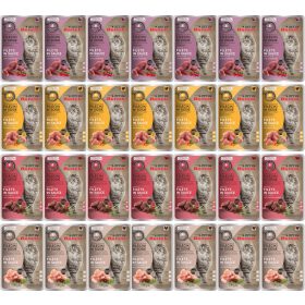 Brezžitna mačja hrana Benek Mix 28x85g