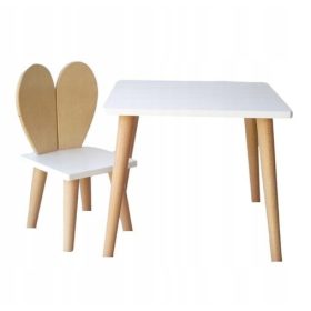  Otroška miza in stol, komplet