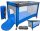 Prenosna otroška posteljica R-Sport 65 x 125 cm, modri odtenki