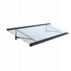 Nadstrešek za vrata Arctom 140x45 cm Antracit