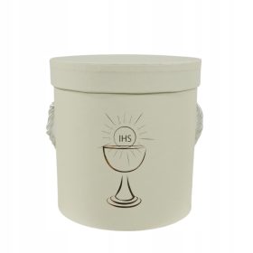 Elegantna škatla za cvetje za prvo obhajilo 12 cm