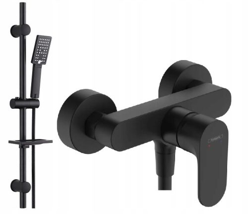 Hansgrohe Črna Pipa za Prho Reihe Cubic CUB-ZND-BL
