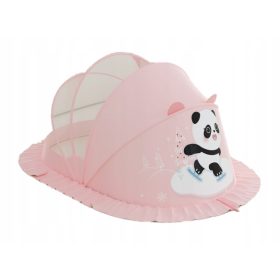 Otroška mreža s streho in okvirjem