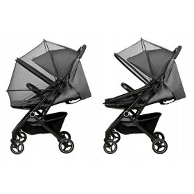 Otroška mreža za voziček, črna prevleka