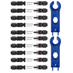   10 PAROV FOTONAPETOSTNEGA PRIKLJUČKA MC4 PRIKLJUČEK SOLARNI PANEL IP67 14AWG-10AWG