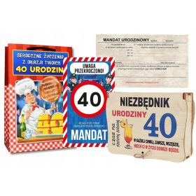 Gasilska želja gel darilo za 40. rojstni dan za fanta