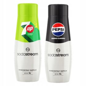   SodaStream Pena 7 Up Diet 201058 karbonat sirup 440 ml zelena + SodaStream Pepsi MAX sirup 440 ml