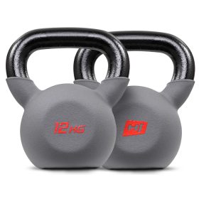 Kettlebell Hop-Sport 12 kg siva