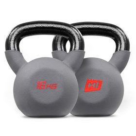 Kettlebell Hop-Sport 16 kg siva