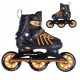 Nils Extreme Črne Športne Rolke ABEC-9 100mm Velikosti 39-43